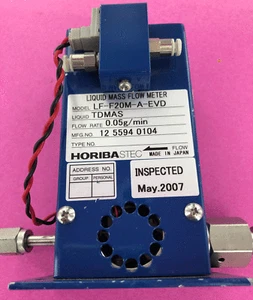 HORIBA STEC LF-F20M-A-EVD TDMAS Flüssigkeitsmassendurchflussmesser 0,05g/min 12 5595 0104 - Bild 1 von 4
