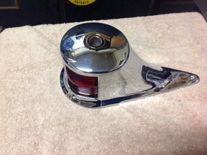 Vintage Boat Bow Light Glass Lens Rechromed Nov. 16' - Bild 1 von 7