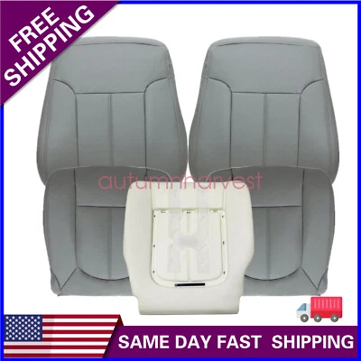 5 piezas para Ford F250 2011-2016 cubierta de asiento delantera inferior y superior gris y espuma para conductor Foto 1 de 4