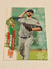 2020 Topps Walmart Holiday Baseball Metallic - Rick Porcello - New York Mets