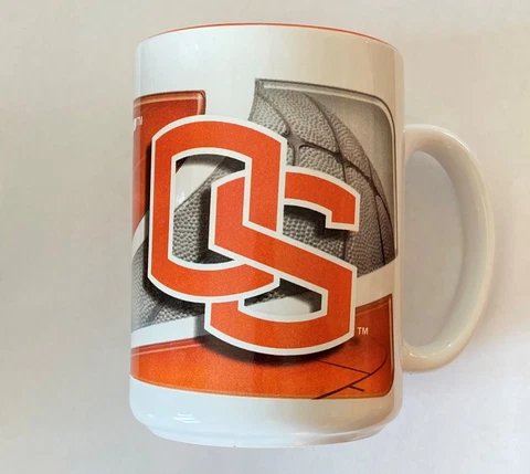 Set of 2 NCAA Oregon State Beavers 15 Oz Jumbo Coffee Tea Mugs Cups Logo Cover