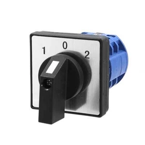 Nockenschalter 48x48mm (1/0/2) 3xEIN/AUS/EIN 690V 20A Hauptschalter Drehschalter - Bild 1 von 5