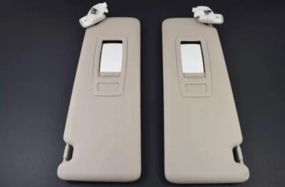 2010-2016 宝马 528i 535i 550i M5 (F10) 前左和右遮阳板套装-2(灰色) — 第 1/4 张图片