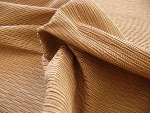 8.3Y SCALAMANDRE MIELE TAN TEXTURED COTTON/POLY BLEND MSRP USD110/y - Picture 1 of 5