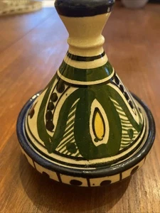 Mini Tagine Marroquí Tagine Individual Azul/Blanco EC - Imagen 1 de 8