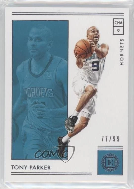 2018-19 Panini Encased /99 Tony Parker #42 HOF - Image 1 of 2