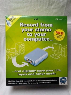 XITEL INport -  BRAND NEW, Record from your stereo to your computer - Image 1 of 4