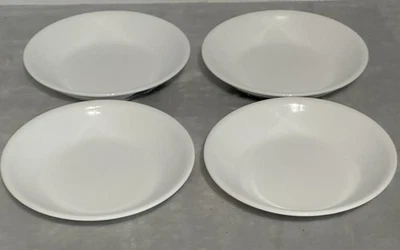 4) Corelle Winter Frost White Dessert Bowl Plate Berry 4 3/4 inch Mini 2.4 oz - Image 1 of 4