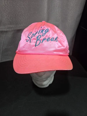 Gorra Snapback Vintage Rosa Satinado RAD! Spring Break bordado años 80-90 Foto 1 de 4