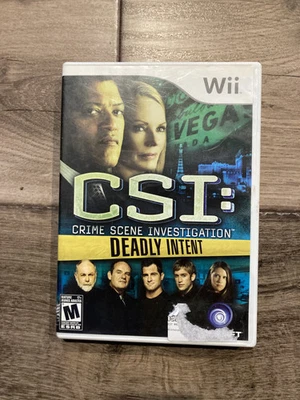 CSI: Crime Scene Investigation: Deadly Intent (Nintendo Wii, 2009) CIB COMPLETE - Image 1 of 4