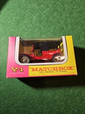 Vintage Lesney Matchbox Models of Yesteryear Y-1 Model T ford, Original Box - Image 1 of 3