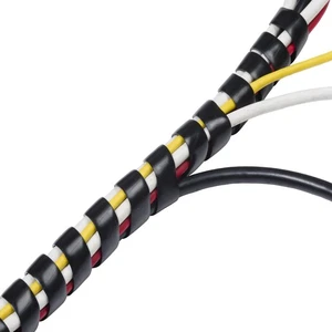 D-Line Cable Tidy Spiral Wrap, CTW2.5B, Cable Management Solution to Organise Ca - Afbeelding 1 van 5