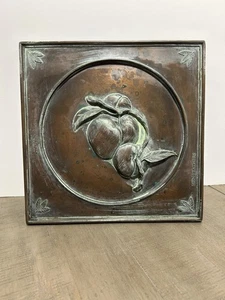 PLUMAS DE GALLINA Melocotón 3D Colgante de Pared Jardín Botánico Colección Acabado Cobre - Imagen 1 de 6