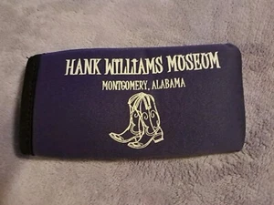 Hank Williams Museum Beer Bottle Koosie Montgomery Alabama Purple - Picture 1 of 4