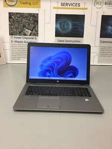 HP EliteBook 850 G3 15.6" (256GB Core i5 6th gen 2.30GHz 16GB RAM WIN 11 PRO - Picture 1 of 22