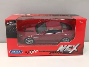 Aston Martin V12 Vantage 2006 Red Rosso - Welly Nex 1:43 Nuovo - Foto 1 di 4