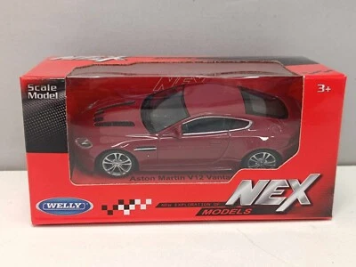 Aston Martin V12 Vantage 2006 Red Rosso - Welly Nex 1:43 Nuovo - Immagine 1 di 4