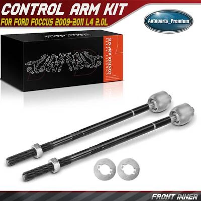 2pcs Front Left & Right Side Inner Tie Rod End for Ford Focus 2009-2011 L4 2.0L - image 1 of 4