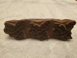 Hand Made Indian Wooden Vintage Block Floral Designs Textile Printing - Picture 1 of 9