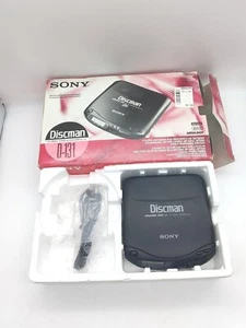 Sony Discman D-131 CD Player w/ Audio Cablel in Original Box Turn On *Read* - Picture 1 of 10