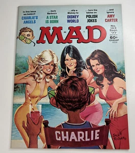 MAD Magazine #193 September 1977 Jack Rickard Cover Art Charlie's Angels - Imagen 1 de 2