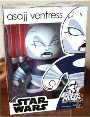 Star Wars ASAJJ VENTRESS - Mighty Muggs - Brand NEW in Box! 2 lightsabers NIB - Image 1 of 3