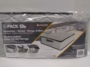 Simple Living Solutions Gray Underbed Storage Bag (16.5-in x 6.5-in x 24.5-in) - Picture 1 of 3