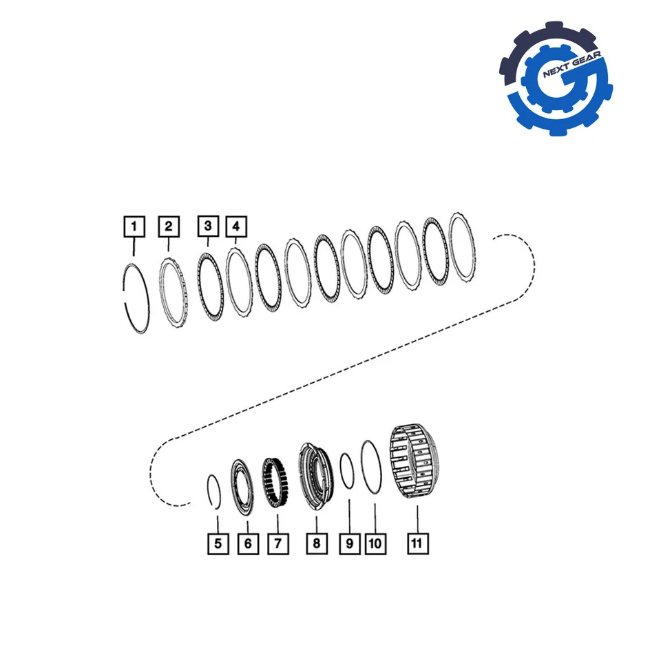New OEM Mopar Reaction Plate R= 6.60 mm For 2013-2024 Ram 3500 68244844AB - Image 1 of 1
