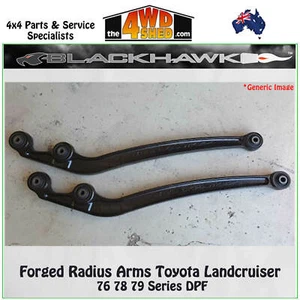 Blackhawk 4x4 Forged Radius Arm Kit fit Toyota Landcruiser 76 78 79 Series DPF - Picture 1 of 1