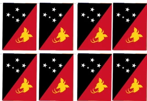 Papua New Guinea Country 12x18 Bunting String Flag Banner (8 Flags) - Picture 1 of 1