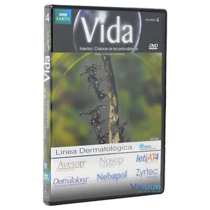 Life Insects DVD BBC Video V4 Spanish Artwork Cover English Spanish Audio - Picture 1 of 3