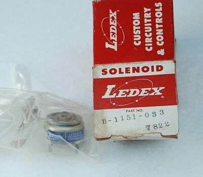 Ledex Precision Rotary Solenoid Actuator H-1151-033, 47VDC, Return Spring ~NOS ~