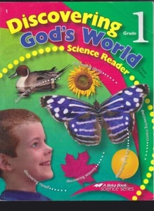 SET OF 2: ABEKA Health, Safety & Manners 1, 3d Ed.& Discovering God's World 1 VG - Picture 1 of 7
