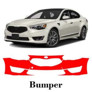 Front bumper PreCut PPF Paint Protection Film For KIA Cadenza 2014-2016 - Picture 1 of 7
