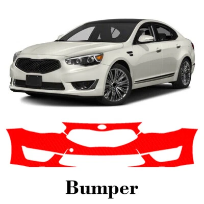 Front bumper PreCut PPF Paint Protection Film For KIA Cadenza 2014-2016 - Image 1 of 4