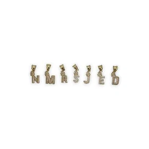 Initials Crown Pendant - 10K Yellow Gold - Picture 1 of 28