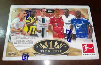 2022-23 TOPPS NIVEL 1 BUNDESLIGA 1 x CAJA HOBBY SELLADA DE FÁBRICA 2 AUTO 1 RELIQUIA Z2 Foto 1 de 4