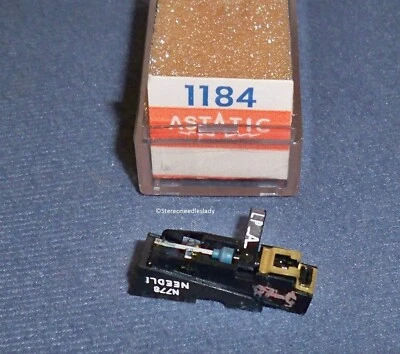 Astatic 1184 for Phonola 22028 V-M CARTRIDGE NEEDLE Astatic 359 1180d - Image 1 of 2