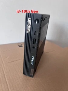 Lenovo ThinkCentre M60e Tiny PC i3 1035G1 1.20GHz 8GB RAM 240GB SSD Win 11 WiFi - Picture 1 of 9