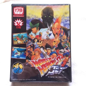 World Heroes2 Jet NeoGeo AES SNK Used - Picture 1 of 5