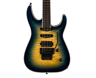 Jackson Pro Plus Series Soloist SLA3Q - Amber Blue Burst - Image 1 of 4