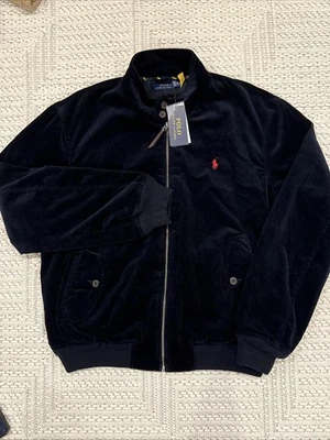 Abrigo Chaqueta Pana Cremallera Completa Polo Ralph Lauren con Forro a Cuadros - Azul Marino - Foto 1 de 4