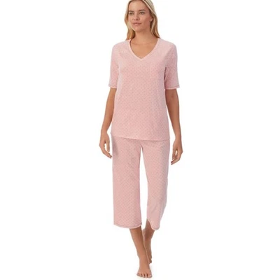 Cuddl Duds Women's Moisture-Wicking 2-Piece Pajama Set Pink Size Small NWT - Image 1 of 4