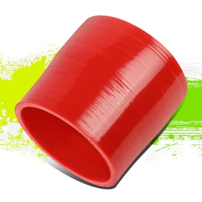 2.75"-3" 3 capas universal recto turbo/tubería de admisión silicona acoplador manguera rojo Foto 1 de 4