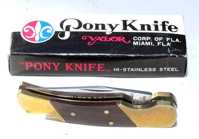Faca Valor Pony Lock Back nova na caixa - Imagem 1 de 3