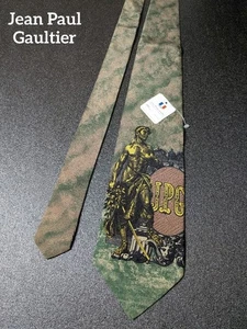 Jean Paul Gaultier Seide wunderschön Muster Krawatte Krawatten bunt klassisch #17 - Bild 1 von 4