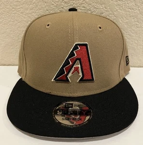Gorra New Era Arizona Diamondbacks caqui 9FIFTY Snapback MLB para hombre - Imagen 1 de 4