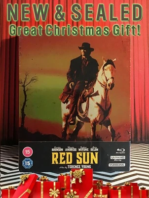 RED SUN *NEW/Sealed* 4K UHD (STEELBOOK) 2-Disc. CHARLES BRONSON. Great Xmas Gift - Image 1 of 4
