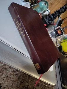 The KJV Study Bible Bonded Leather King James Bible Bonded Leather 2011 Red Lett - Bild 1 von 8