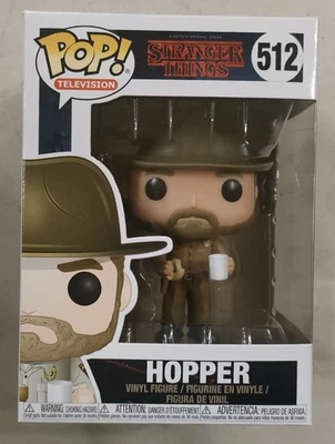 HOPPER - Funko Pop! Television #512 - STRANGER THINGS - nuovo - Immagine 1 di 4